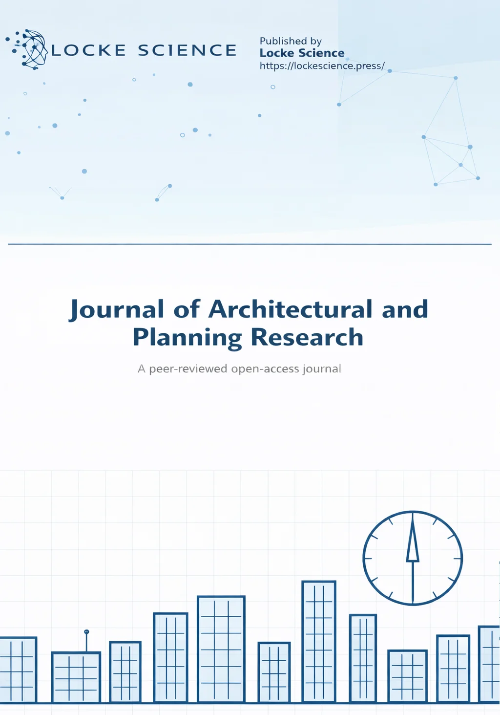 Journal of Architectural and Planning Research - JAPR Cover